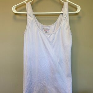 Feathers Maternity One Size White Cami Tank/Undershirt